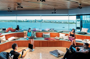 VGW 개발 로비공간 -바다뷰어